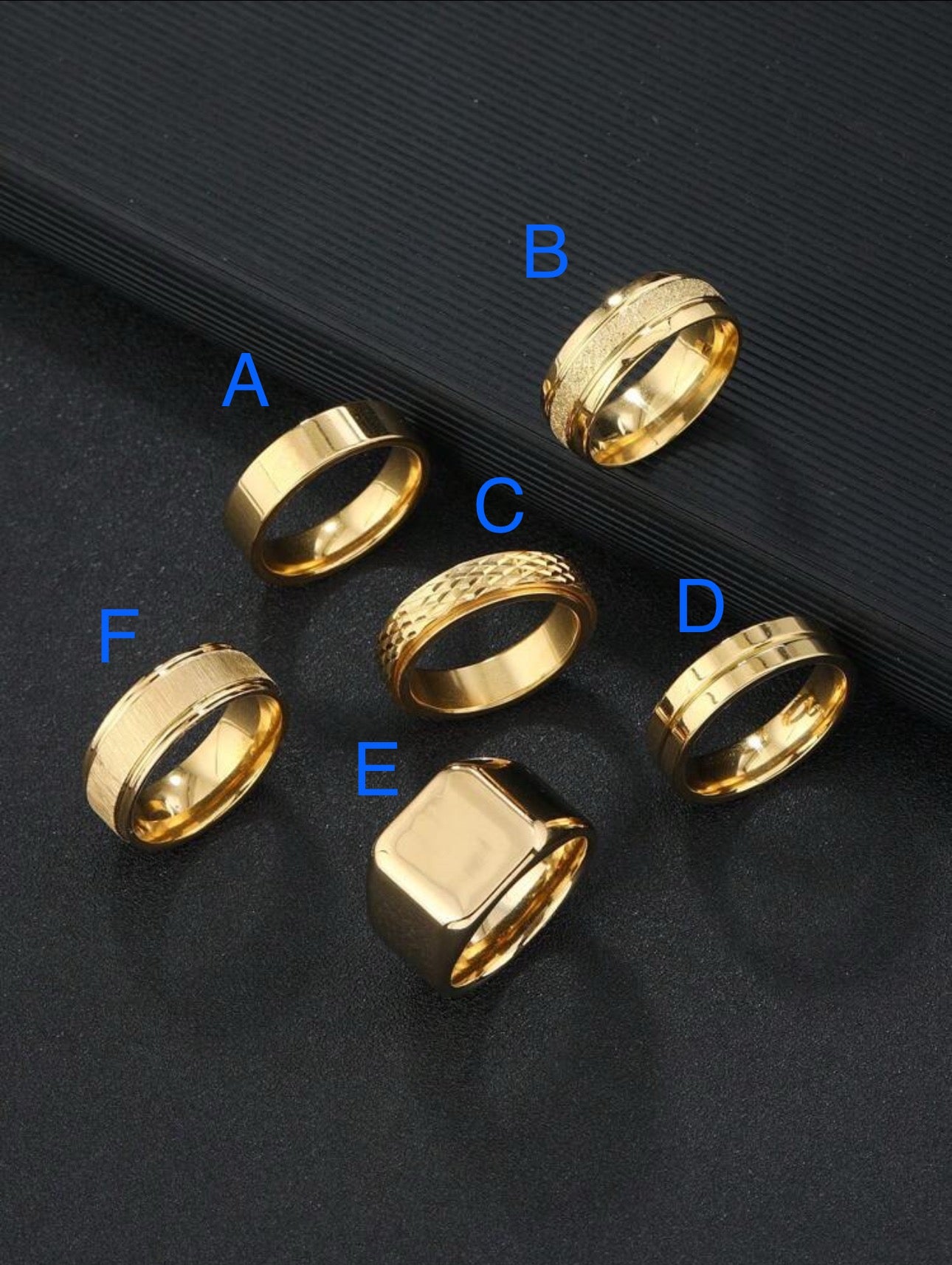 “Belicia” Stainless Steel Men Ring