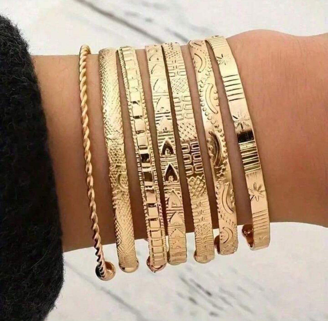 "Hayley" 7pcs Bracelet Set