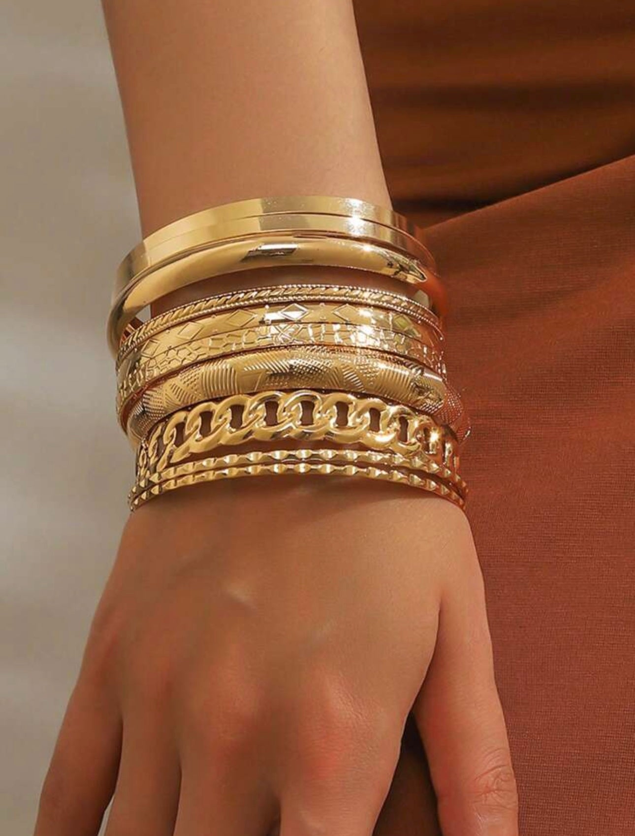 "Harlica" 10pcs Bracelet Set