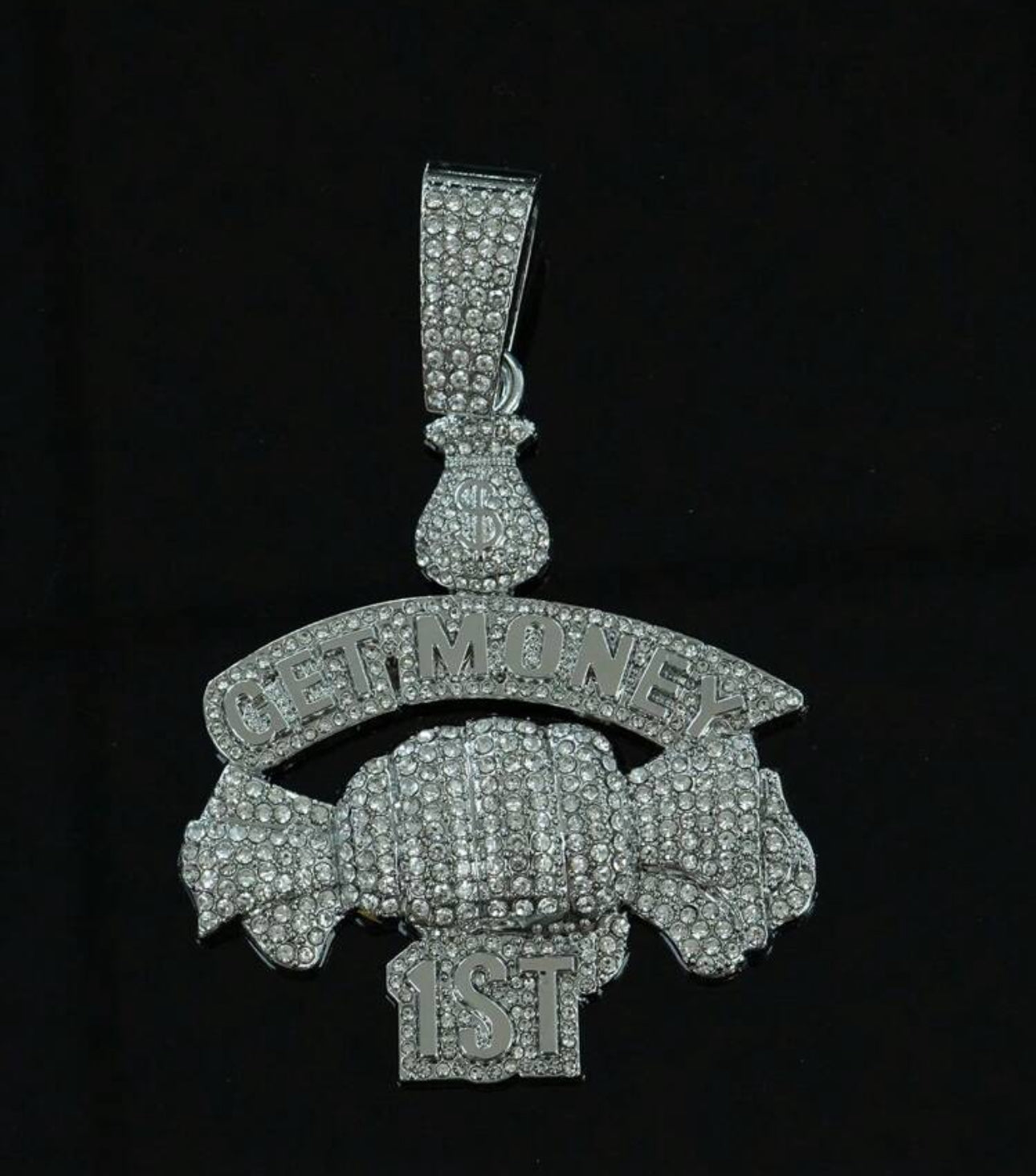 "Giana" Iced Pendant