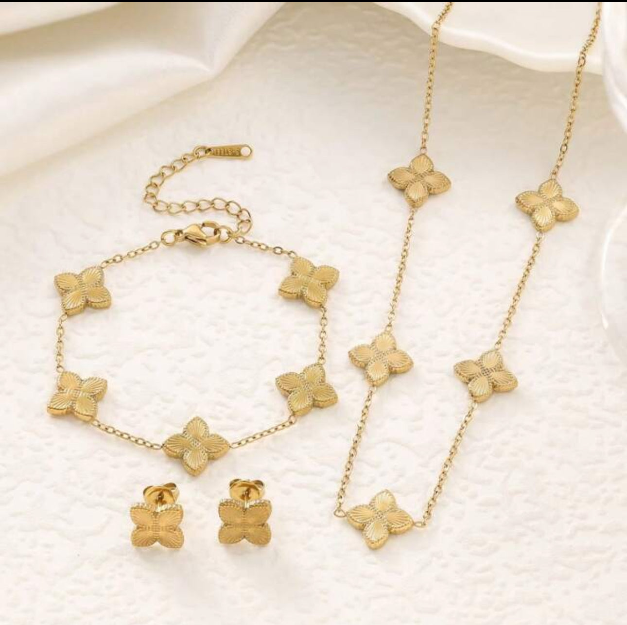 "Mira" Stainless Steel Necklace Set