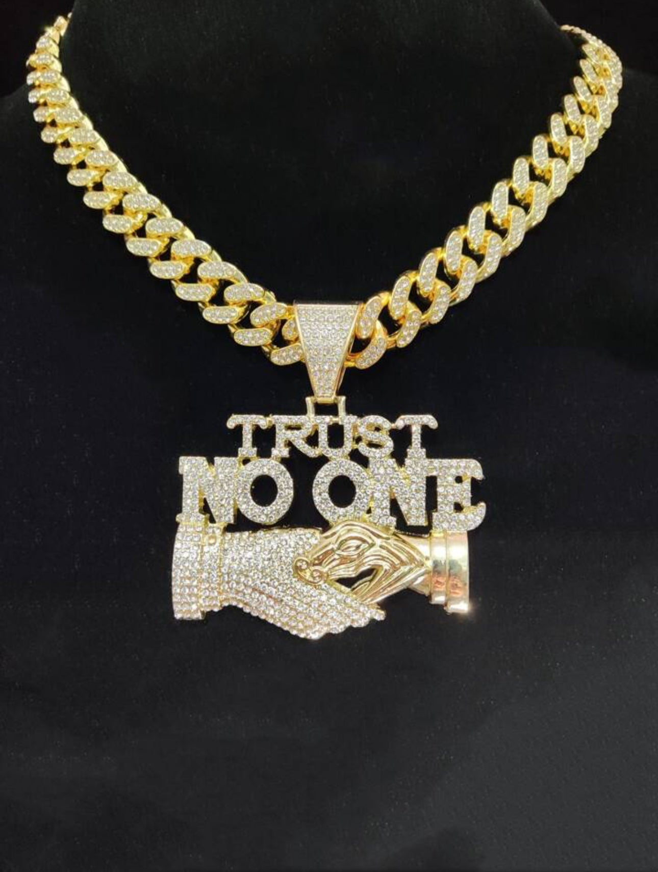 "Mora" Iced Cuban Link Chain