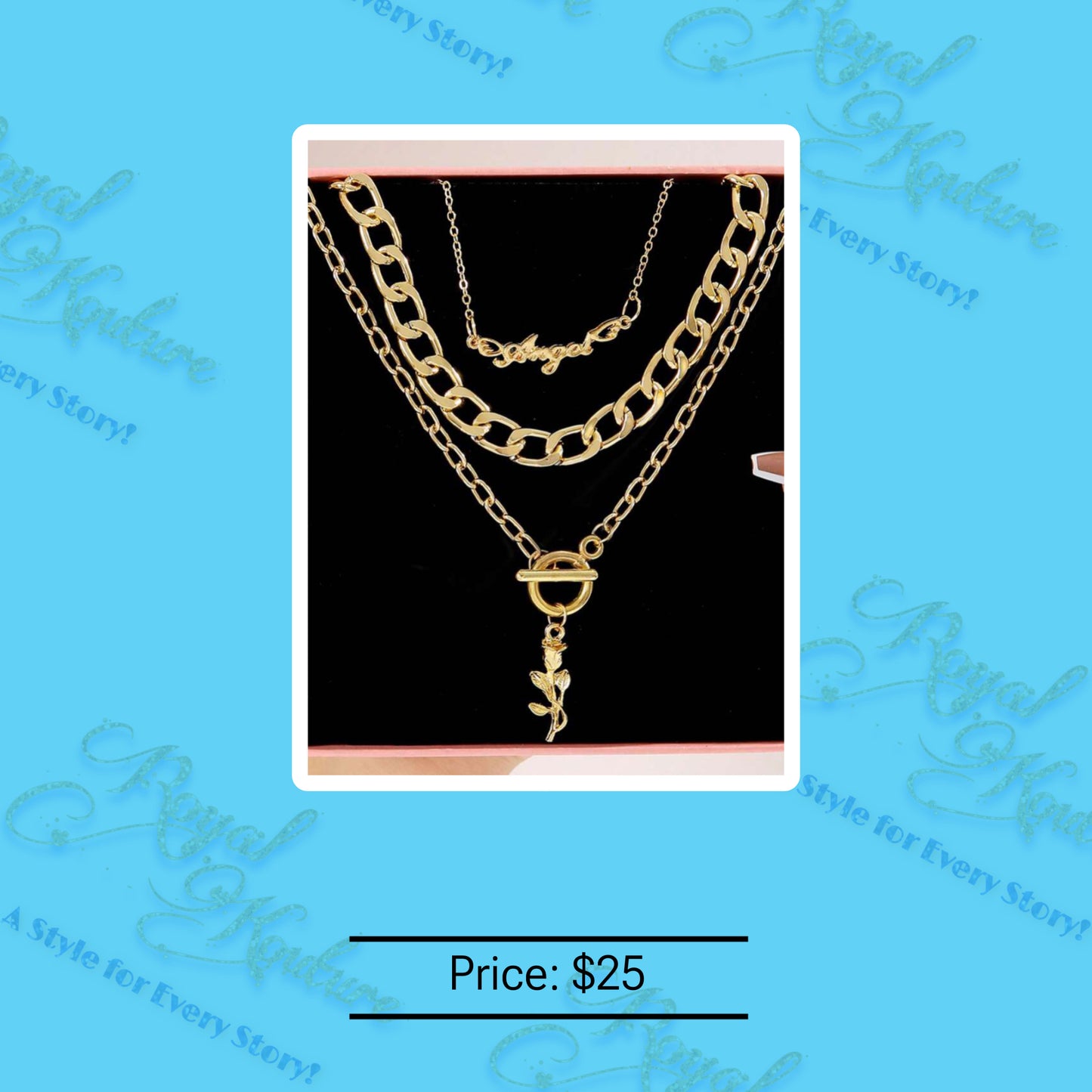 "Avalon" 3pcs Necklaces