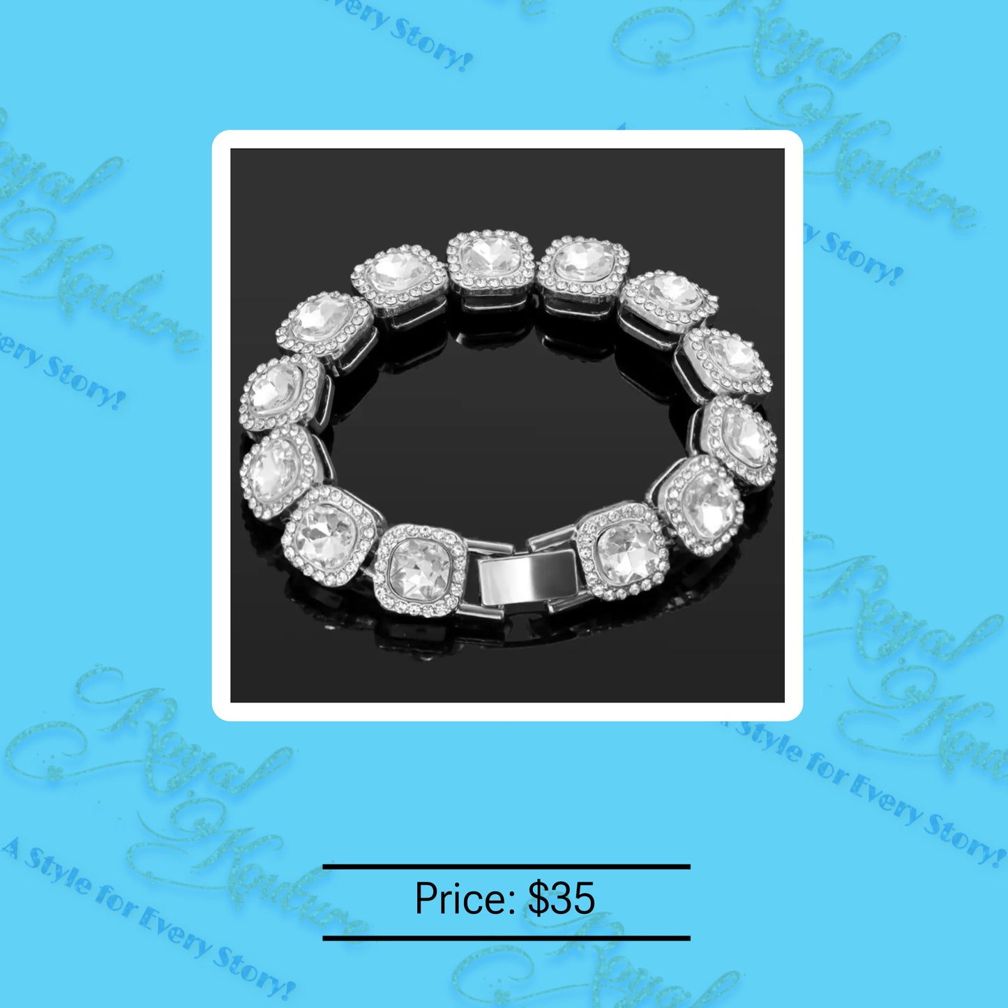 "Alessandra" Iced Bracelet