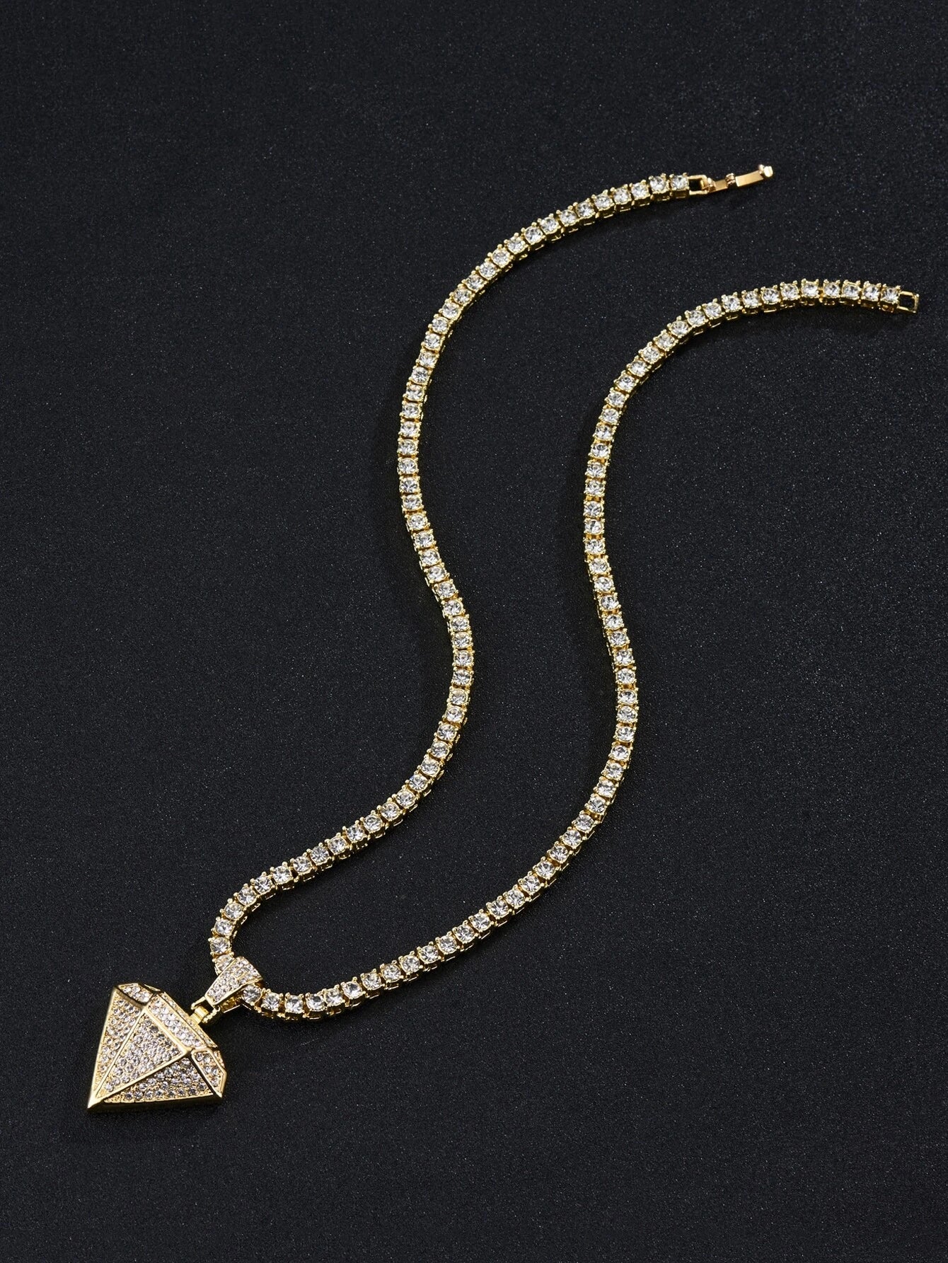 "Diamond" Iced Tennis Chain