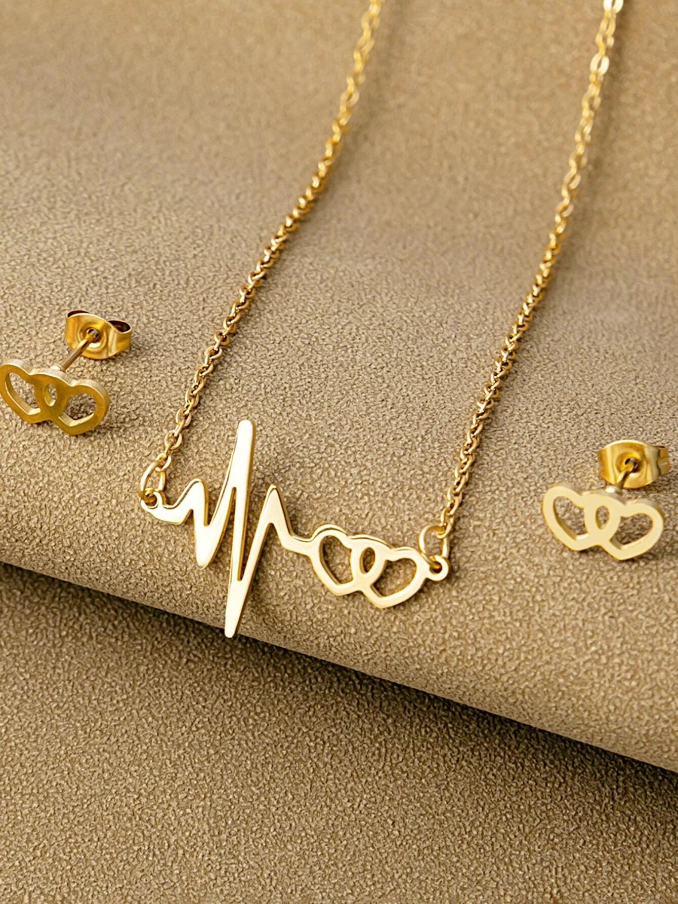 "Dulce" Stainless Steel Necklace Set