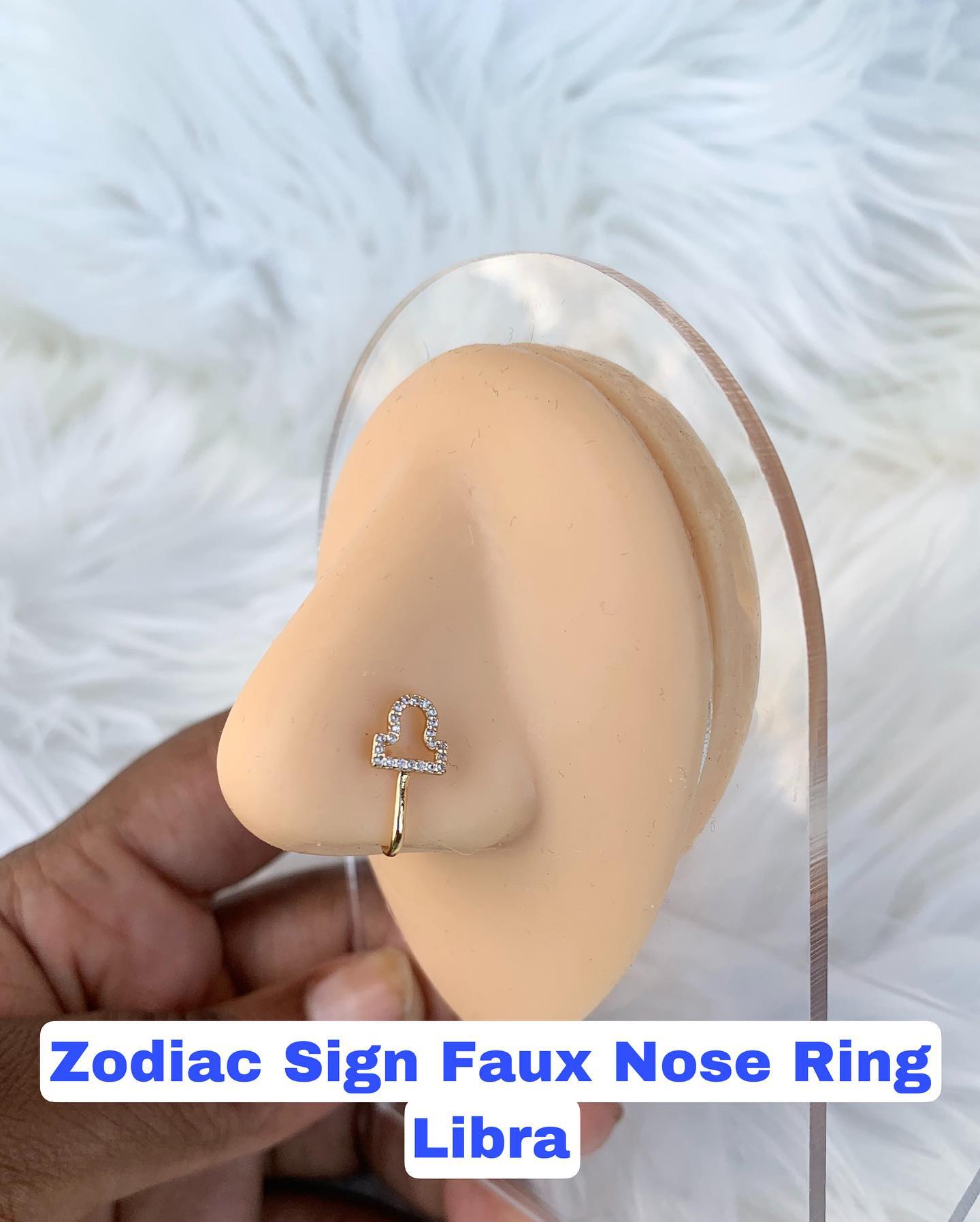 "Libra" Faux Nose Rings
