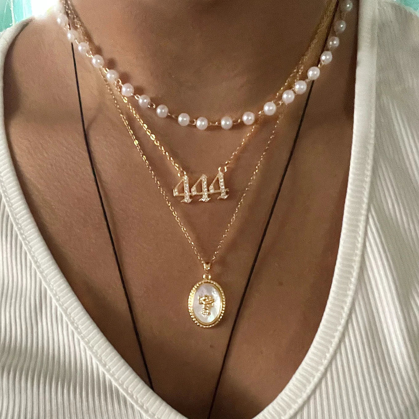 Angel Number Stainless Steel Necklace