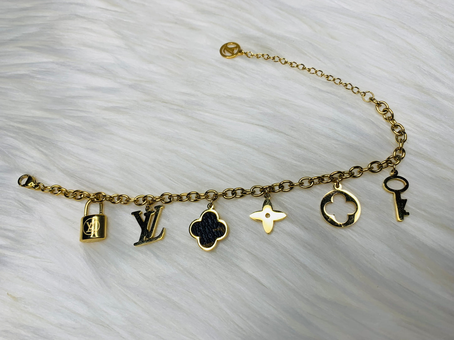 "Kyra" LV Stainless Steel Bracelet