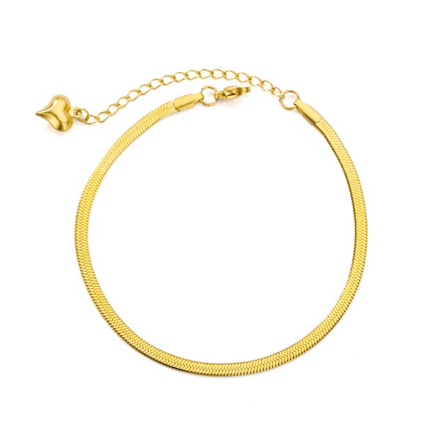 Snake Chain Stainless Steel Anklet