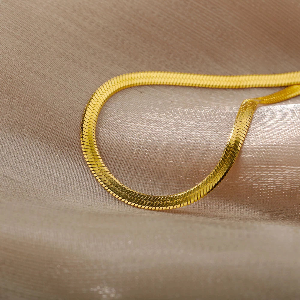 Snake Chain Stainless Steel Anklet
