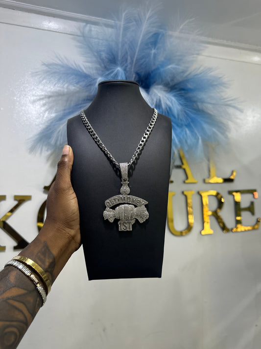 "Giana" Iced Pendant