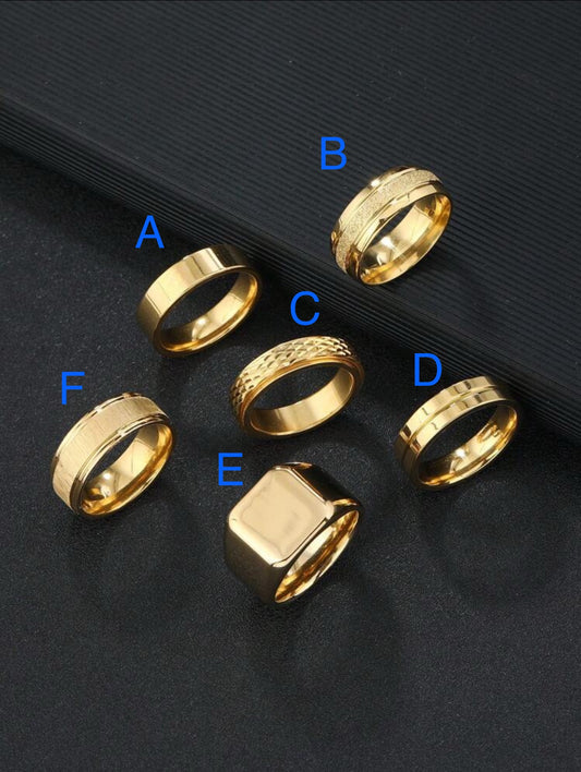 “Belicia” Stainless Steel Men Ring