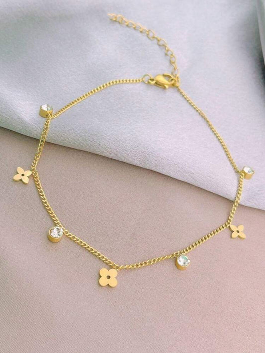 "Salica" Stainless Steel Anklet