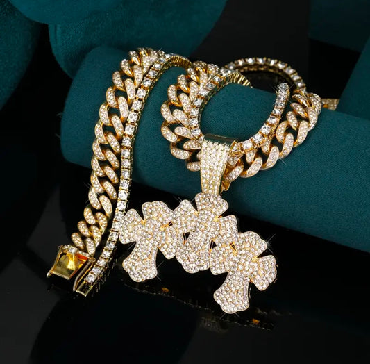 "Bianca" Iced Cuban Link Necklace