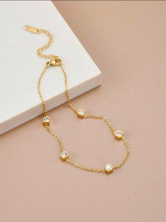 "Mirak" Stainless Steel Anklet