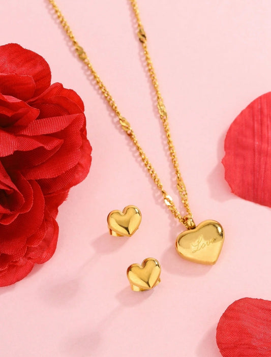 "Xavy" Stainless Steel Necklace Set