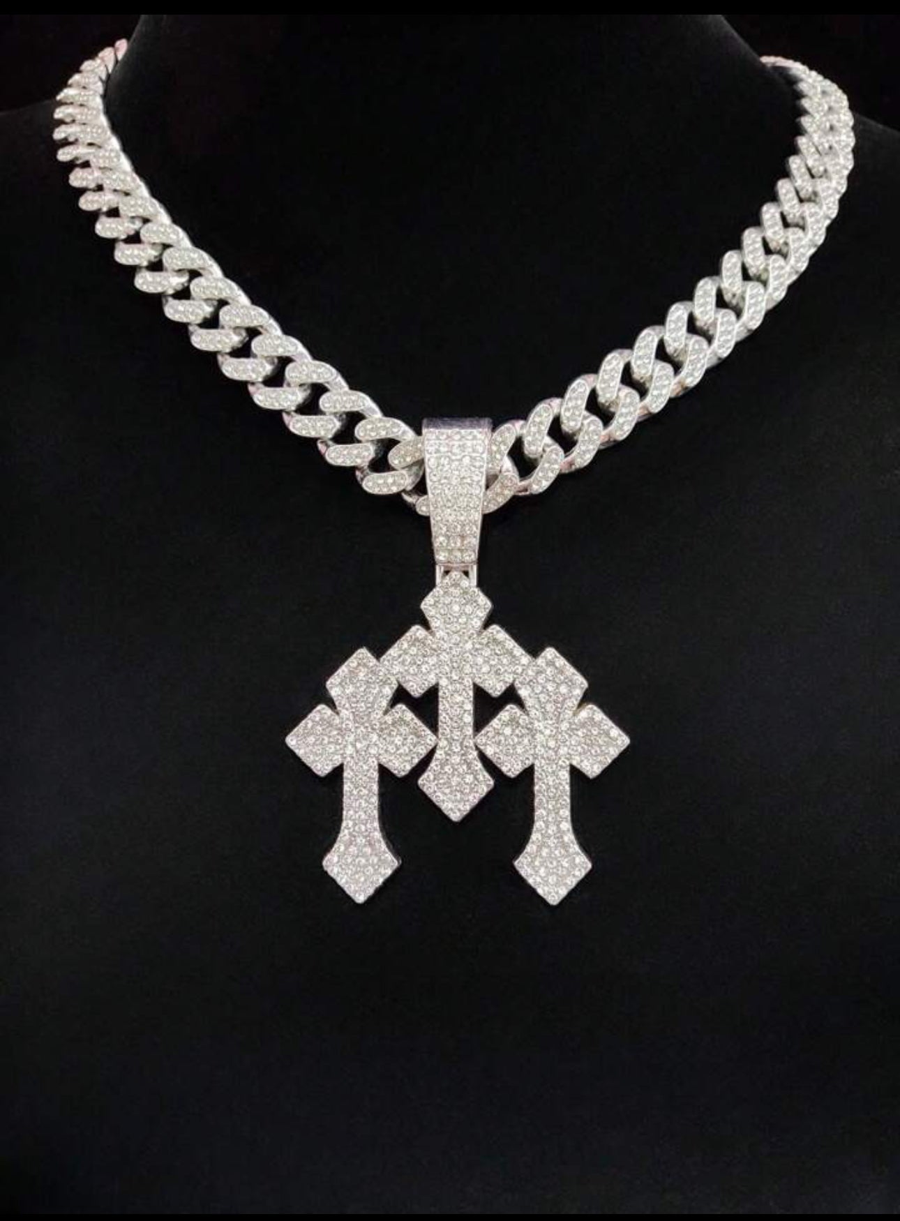 "Bianca" Iced Cuban Link Necklace