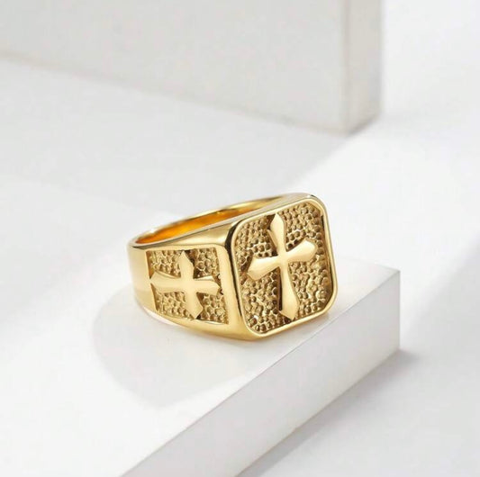 “Bindav” Stainless Steel Men Ring