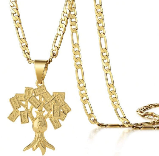“Tampa” Men 14k Gold Plated Necklace