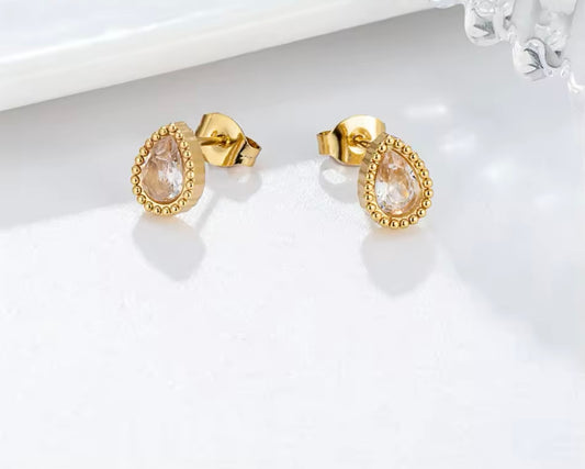 "Zincie" Mini Stainless Steel Studs