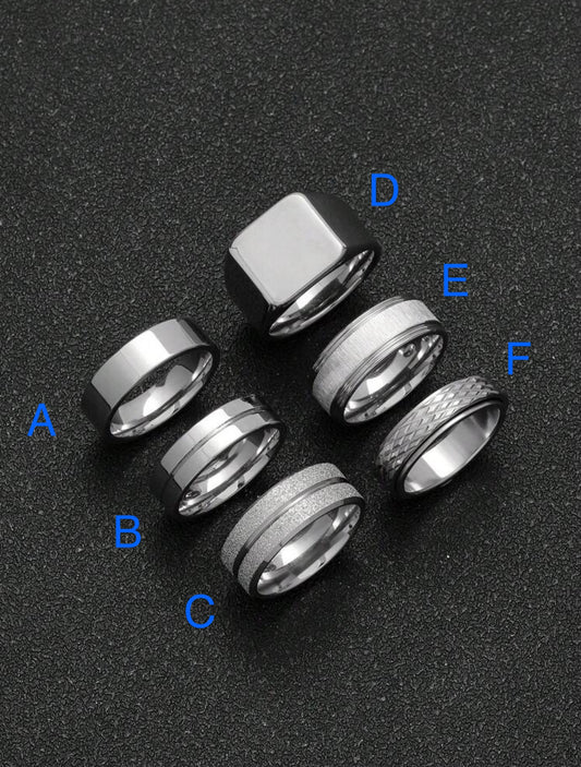 “Belicia” Stainless Steel Men Ring