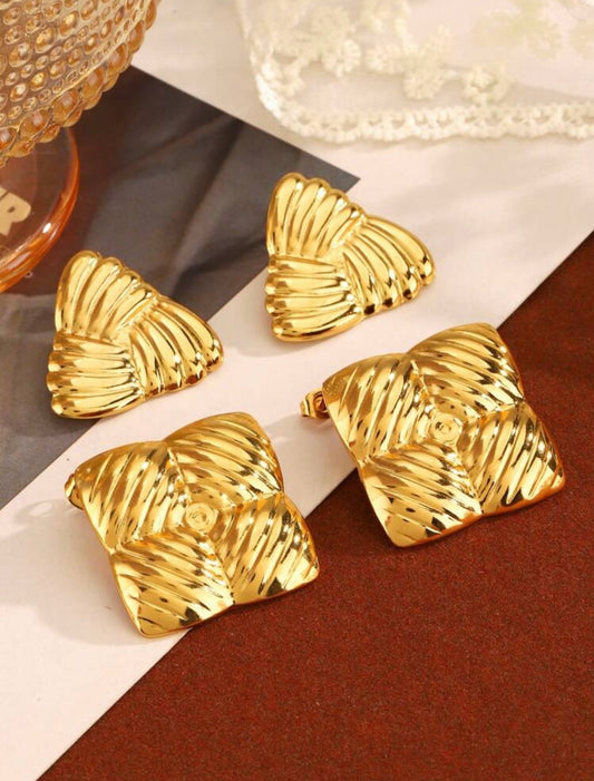 "Konica" Stainless Steel Earrings