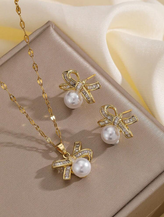 "Kino" Stainless Steel Necklace Set