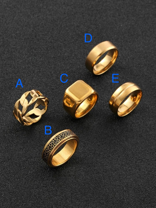 “Felic” Stainless Steel Men Ring