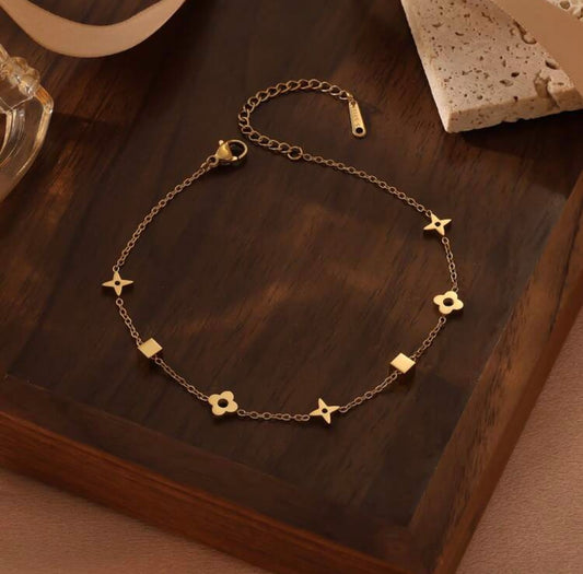 "Zonia" Stainless Steel Anklet