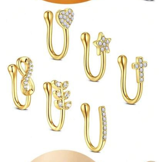 "Melinda" Faux Nose Rings