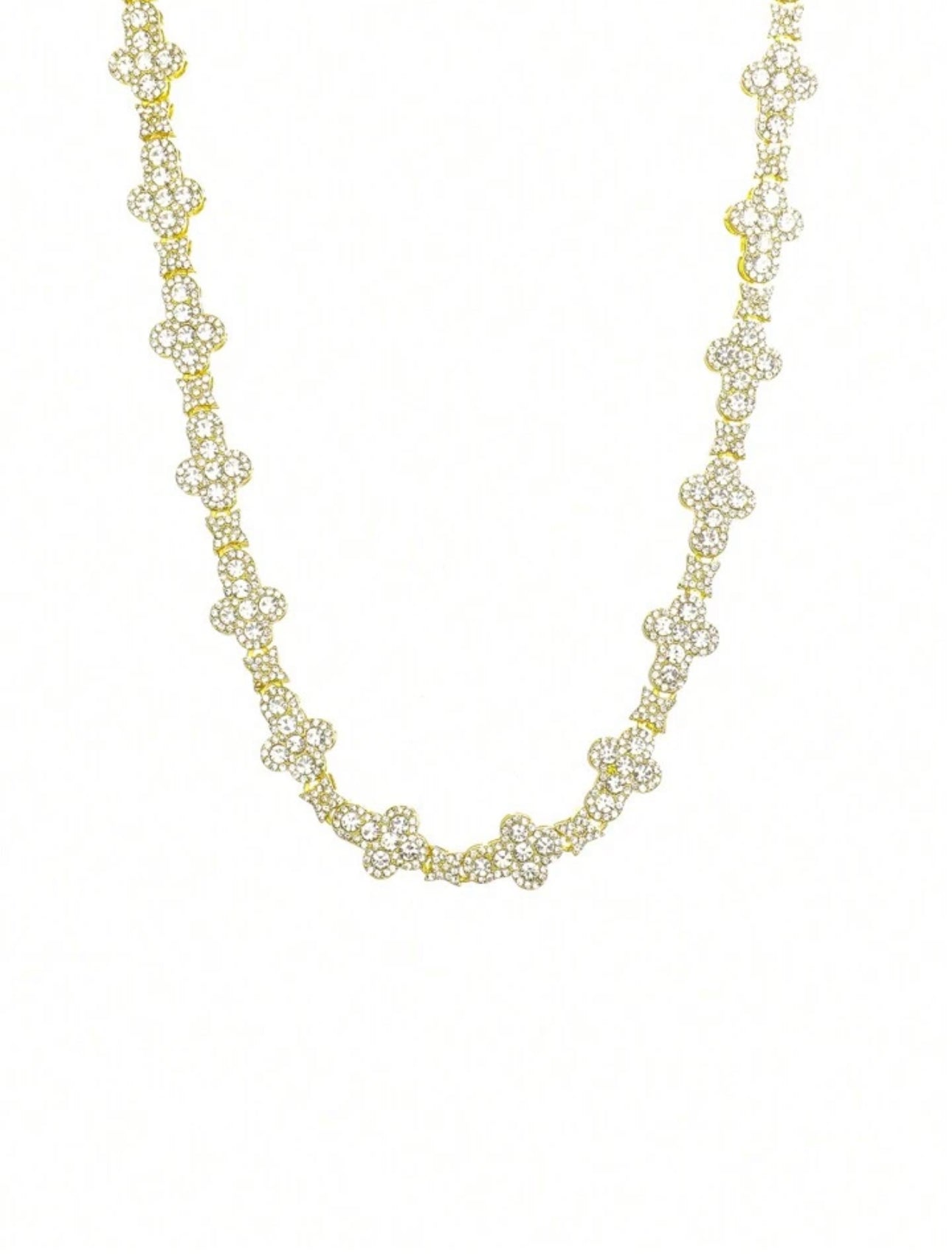 “Tiah" Horus Cross Iced Necklace