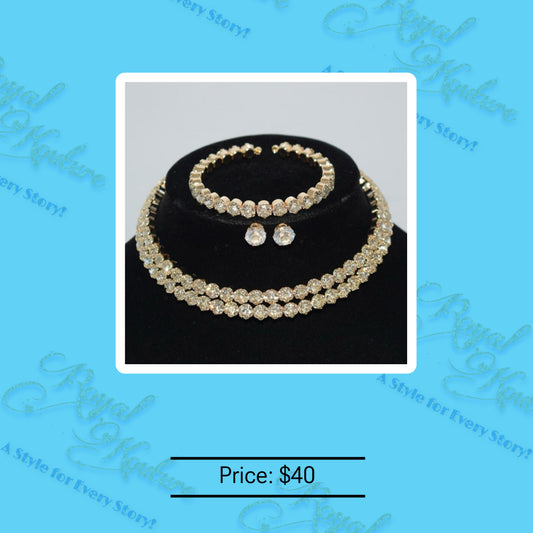 "Ada" 3 Pcs Necklace Set