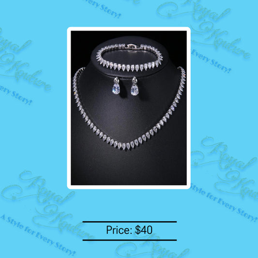 "Ayla" 3 Pcs Necklace Set
