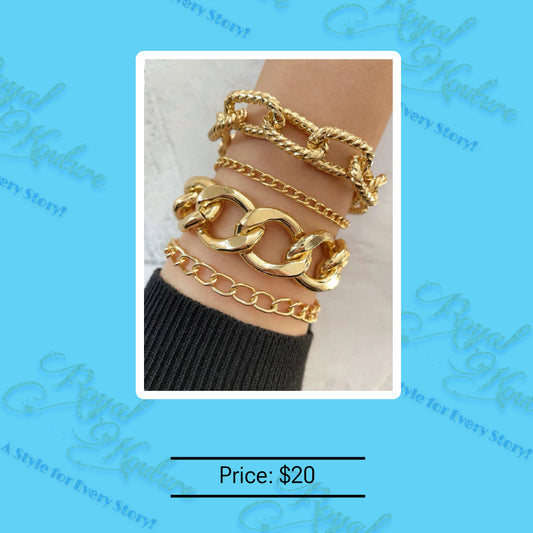 "Ally" 7pcs Bracelet Set