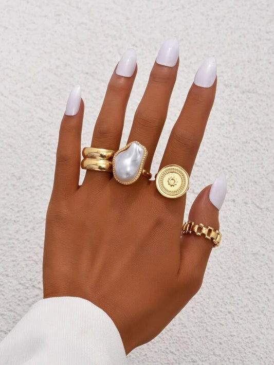 "Karina" 4pcs Ring Set