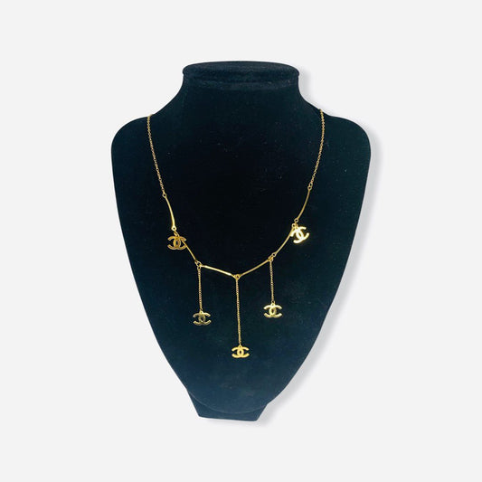 "Camille" CC Stainless Steel Necklace