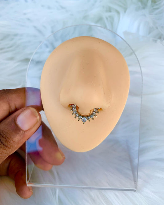 "Delaney" Faux Septum Ring