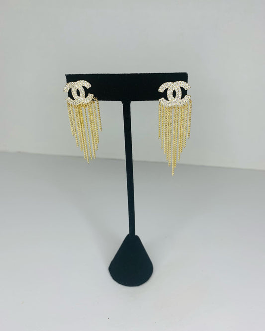 "Zuri" CC Drop Earring