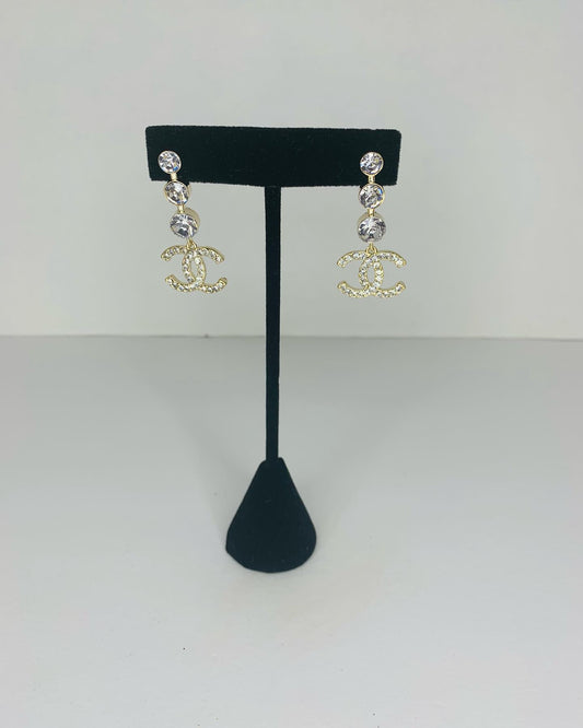 "Leila" CC Drop Earring