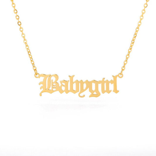 Babygirl Stainless Steel Necklace
