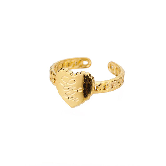 I LOVE YOU Stainless Steel Ring