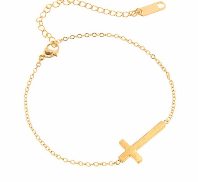 Cross Stainless Steel Anklet