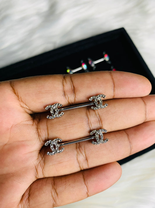 "CC" Nipple Ring