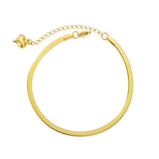 Snake Chain Stainless Steel Anklet