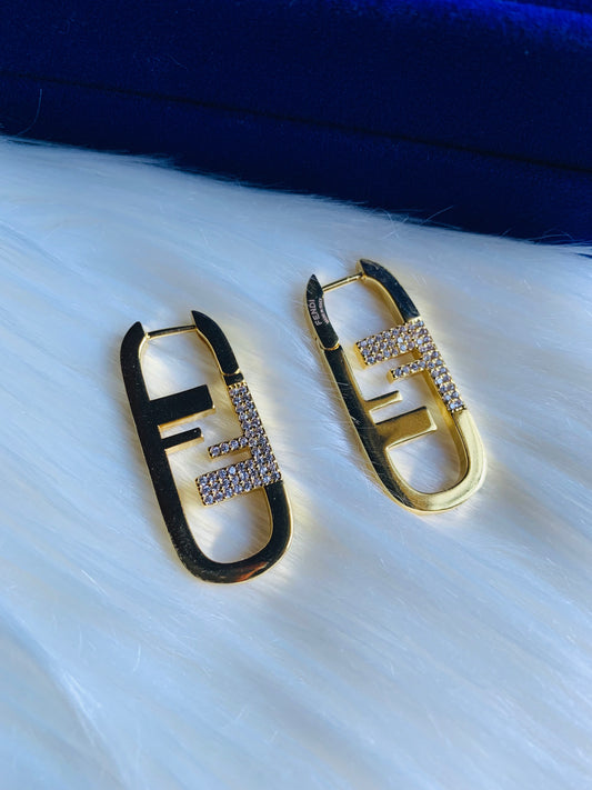 "Lolia" Fendi Hoops