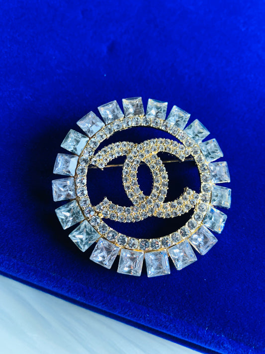 "Kezra" CC Brooch