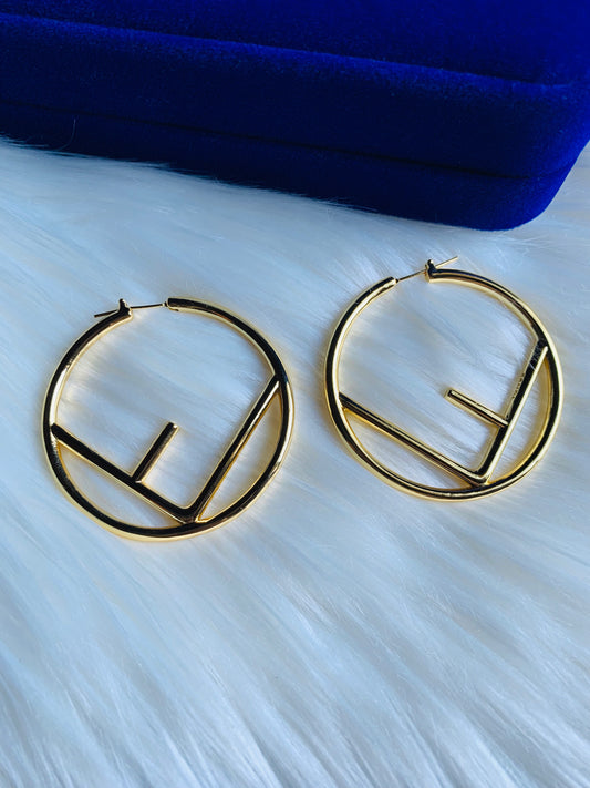 "Lassy" Fendi Hoops