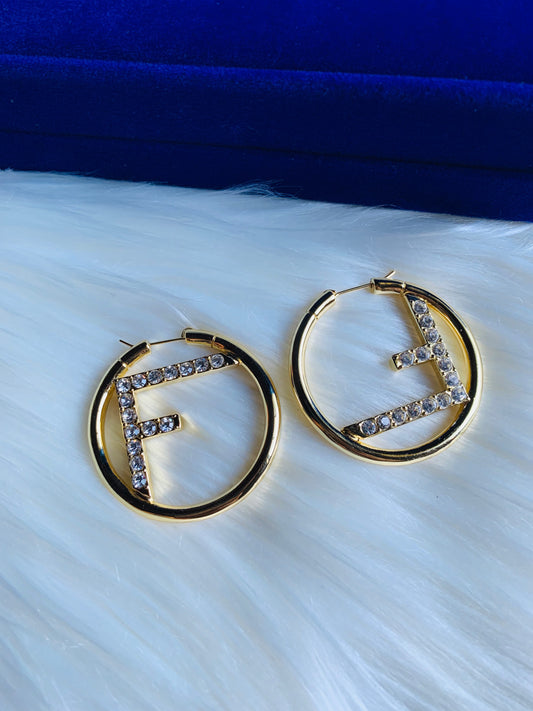 "Jazz" Fendi Hoops